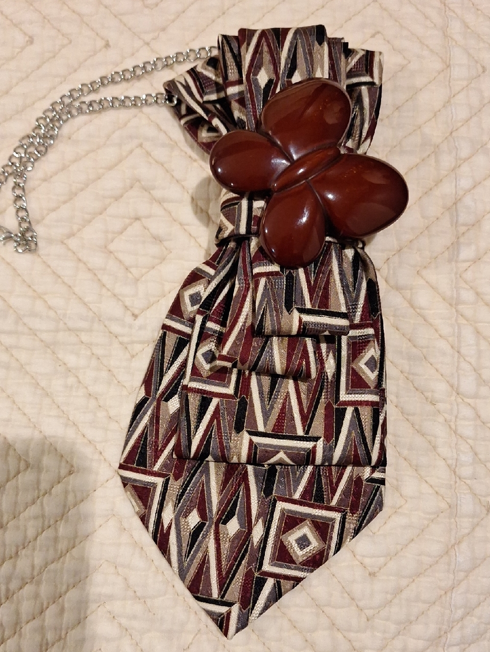 Andhurst Upcycled Necktie Necklace